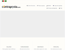 Tablet Screenshot of contraposta.com